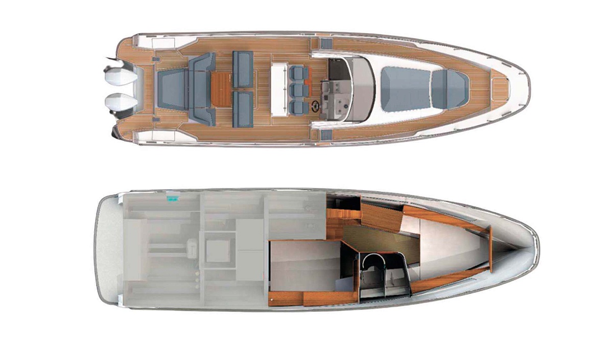 Аренда моторной лодки Nimbus T11 на Пхукете от Extremalov Group